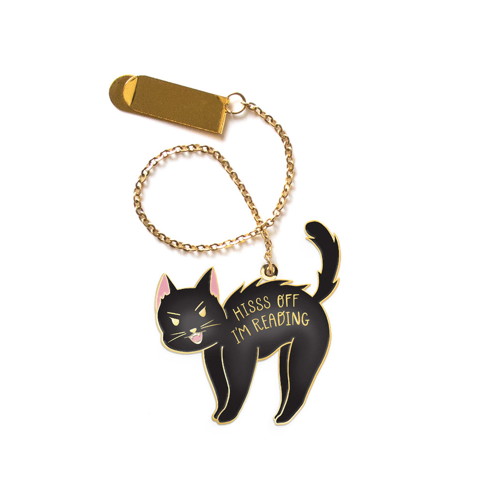 Black cat bookmark, gift for readers, gifts for cat lovers