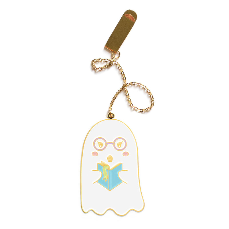 Reading Ghost Bookmark Charm-zoom-