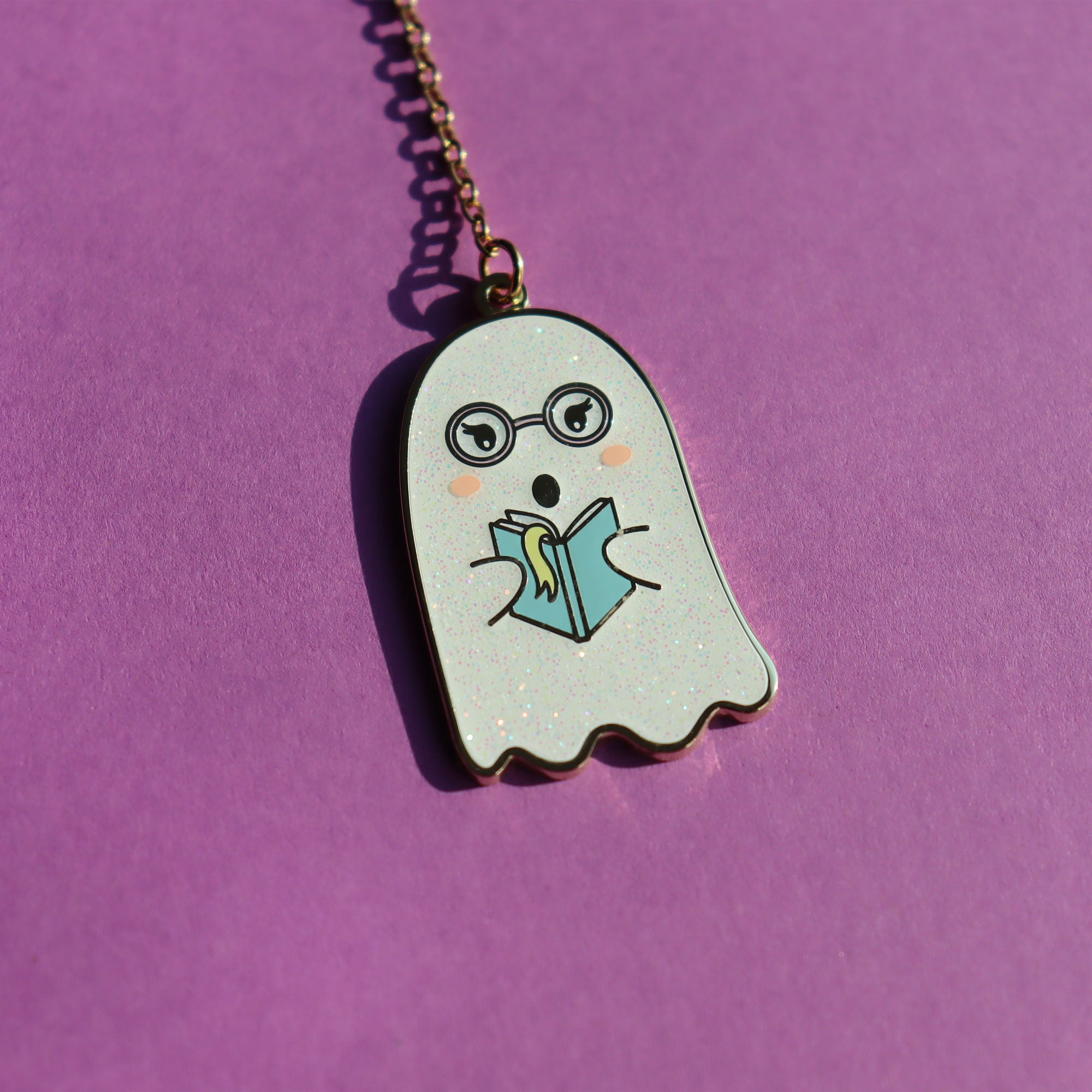Reading Ghost Bookmark Charm-zoom-2