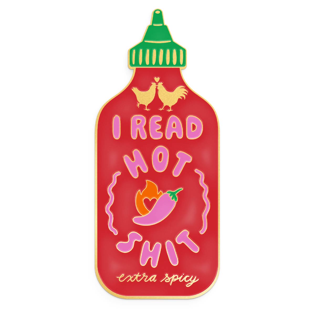 Hot Sauce Bookmark on a white background.