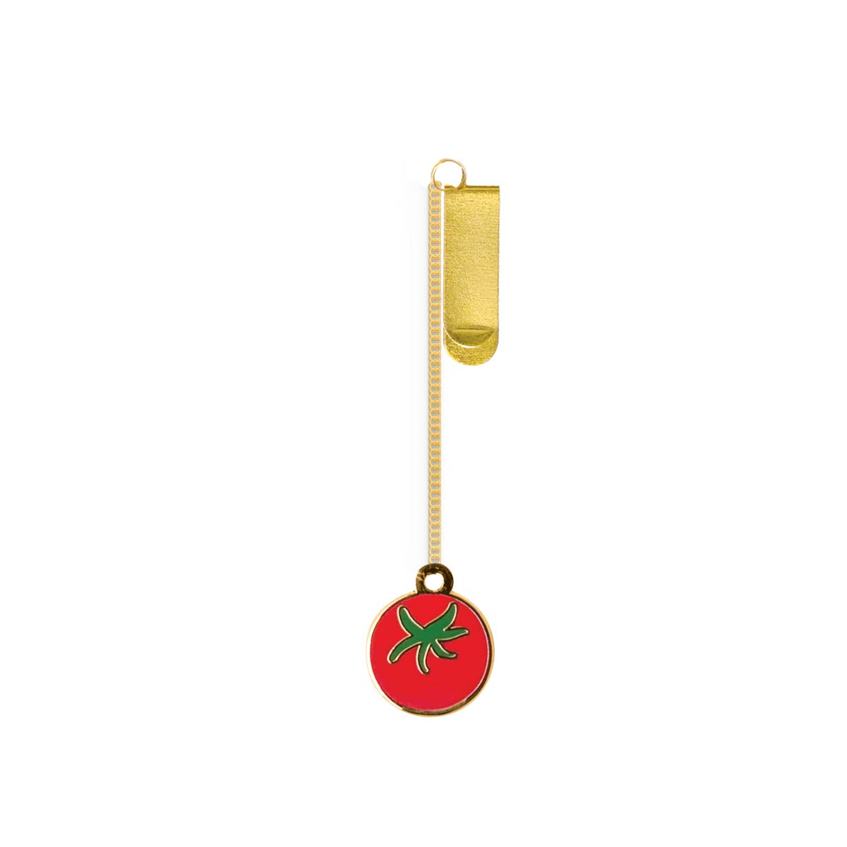 Tomato Mini Bookmark Charm