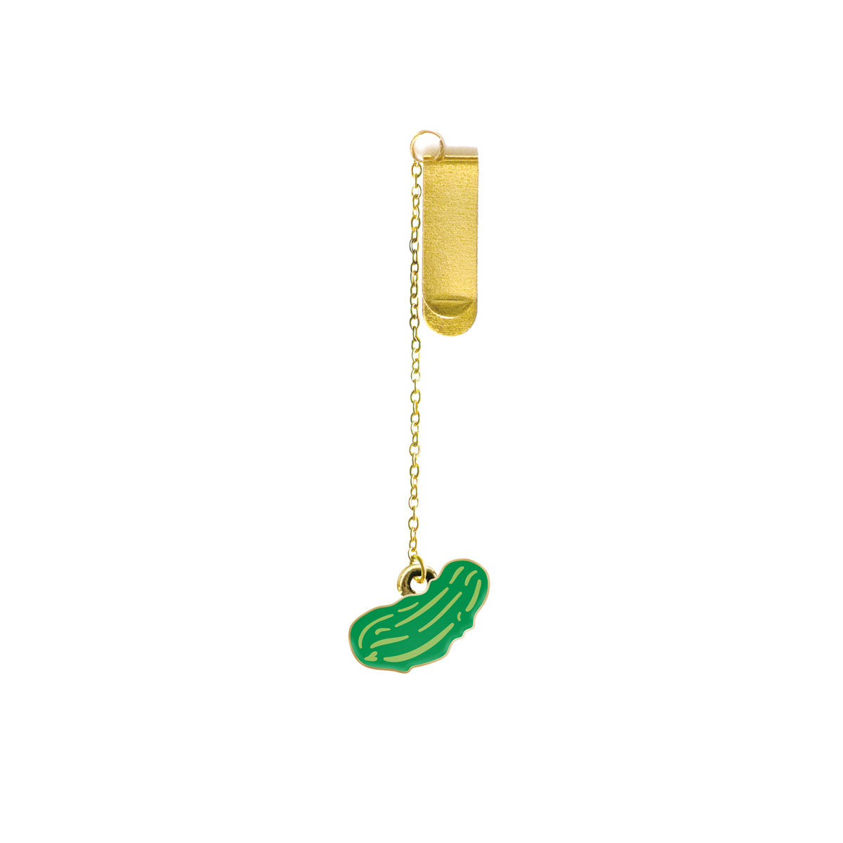 Pickle Mini Bookmark Charm