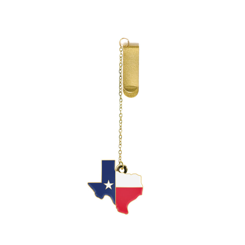 Texas Mini Bookmark Charm-zoom-