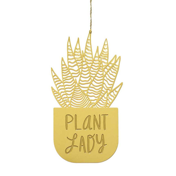 Plant Lady Brass-Ornament Pineapple Sundays featured in HGTV Magazine