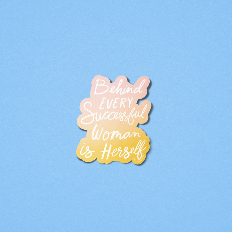 Successful Woman Sticker-zoom-