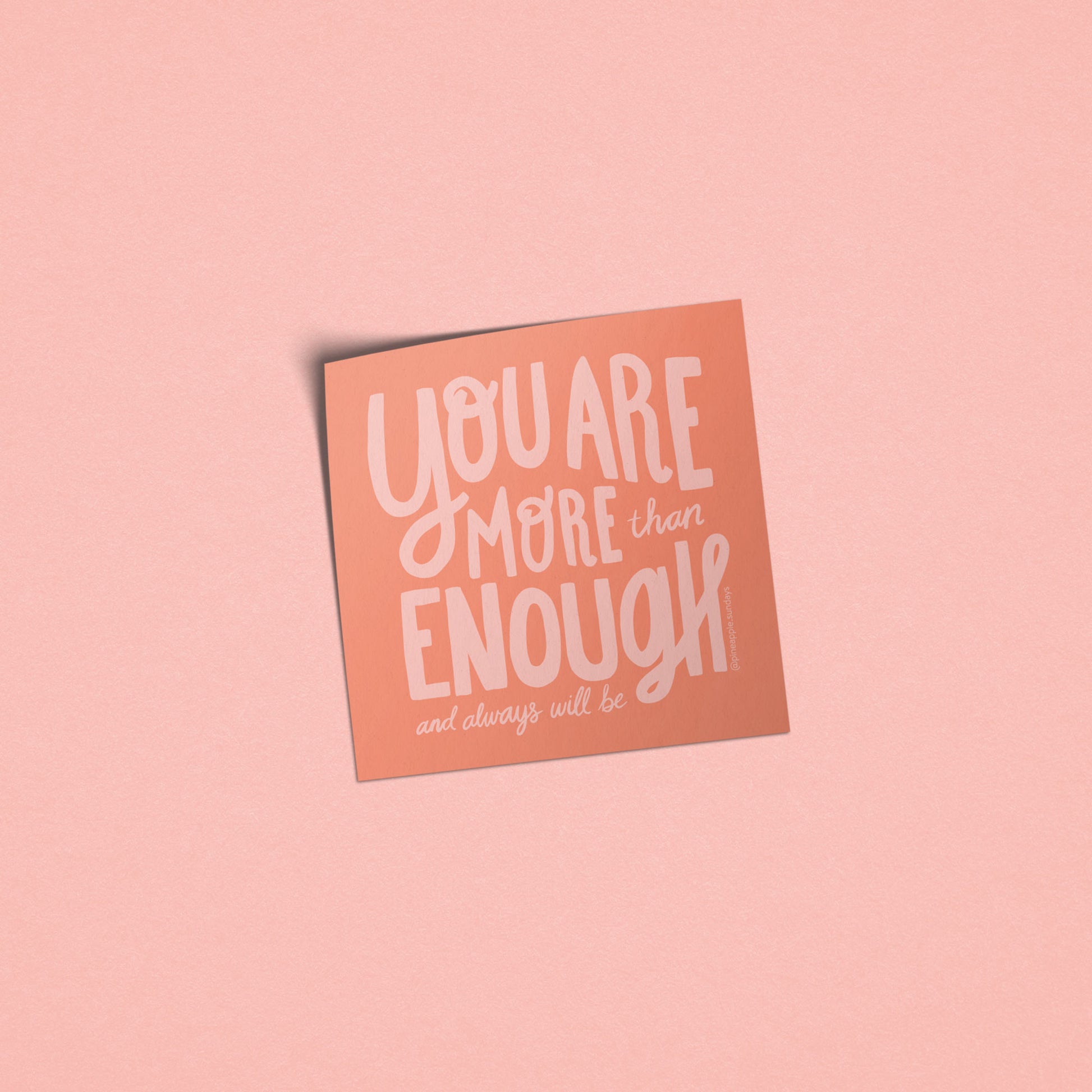 More Than Enough Sticker-2