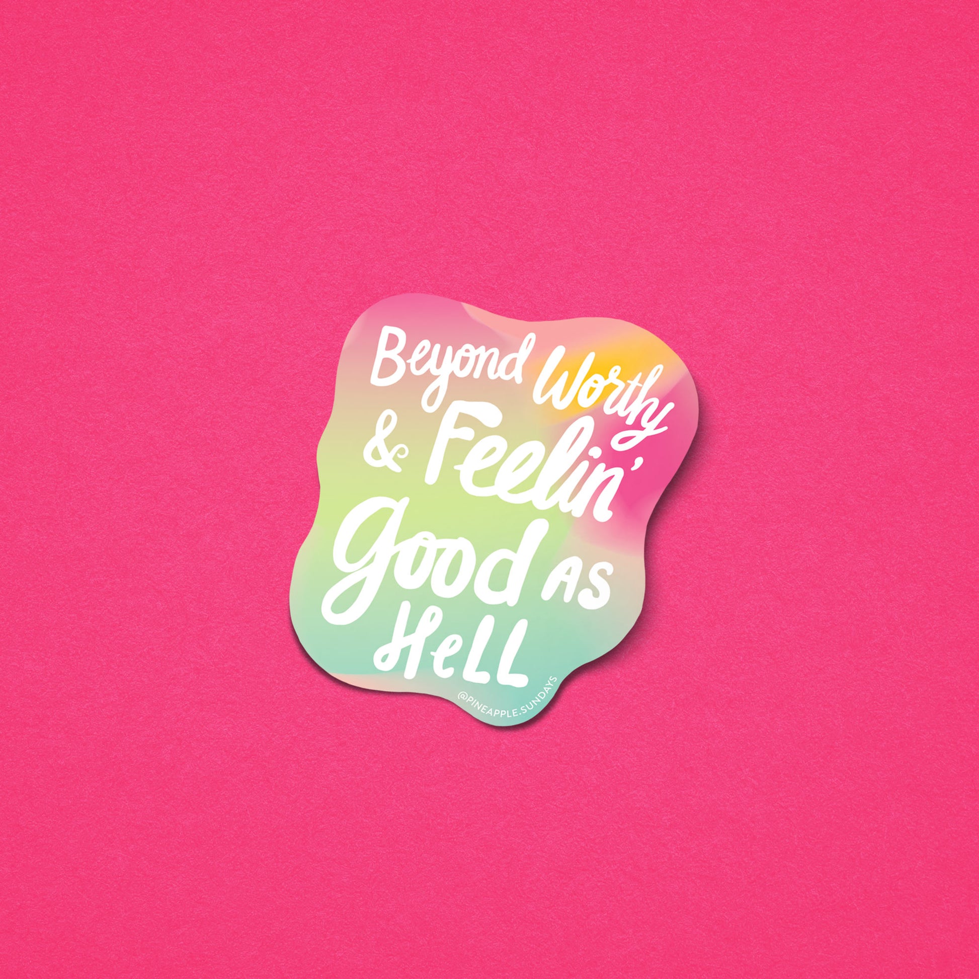 Beyond Worthy Sticker-2