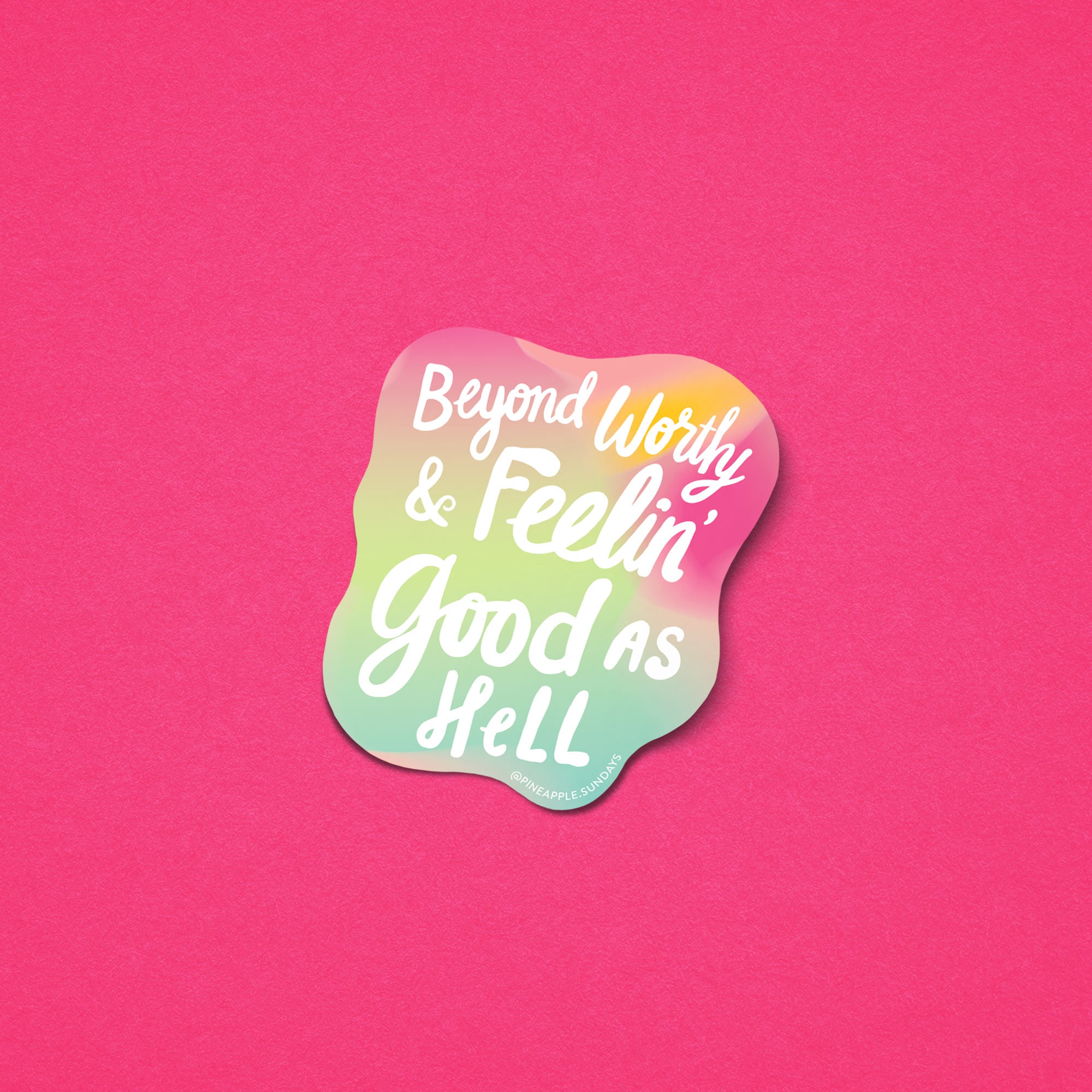 Beyond Worthy Sticker-zoom-2