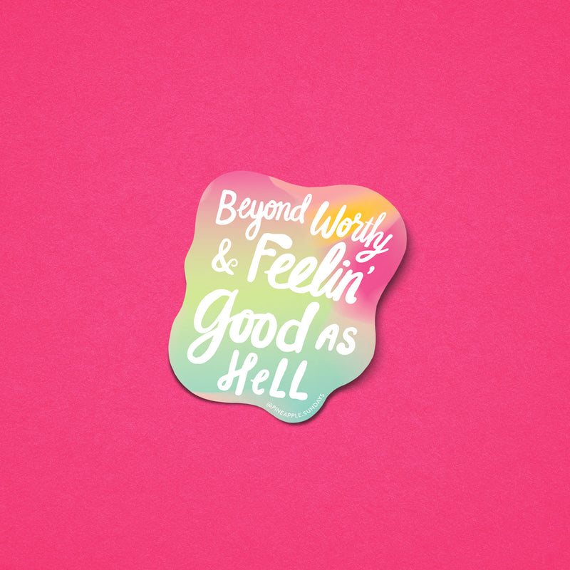 Beyond Worthy Sticker-zoom-