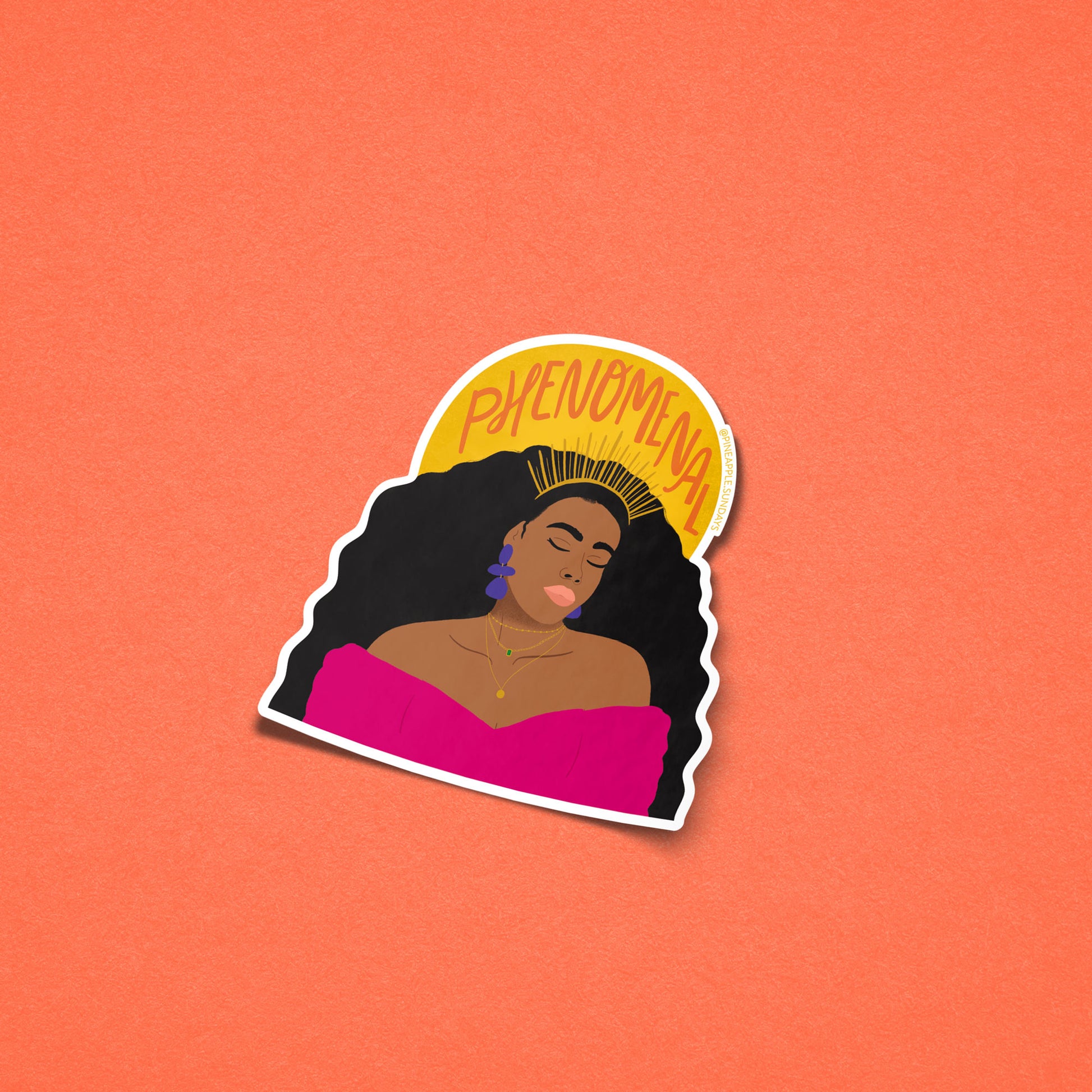 Phenomenal Woman Sticker-2