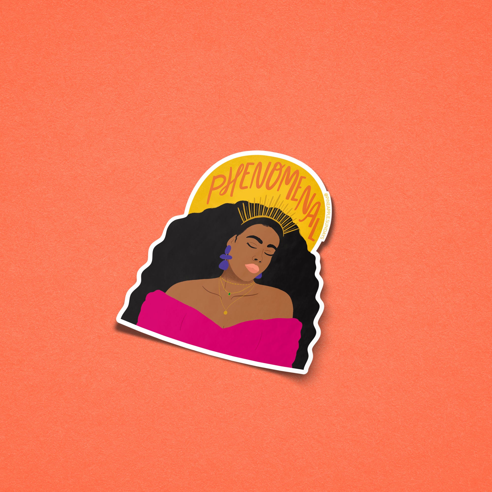 Phenomenal Woman Sticker
