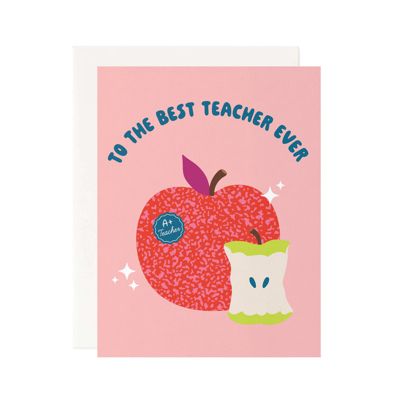 Best Teacher Ever Greeting Card-zoom-