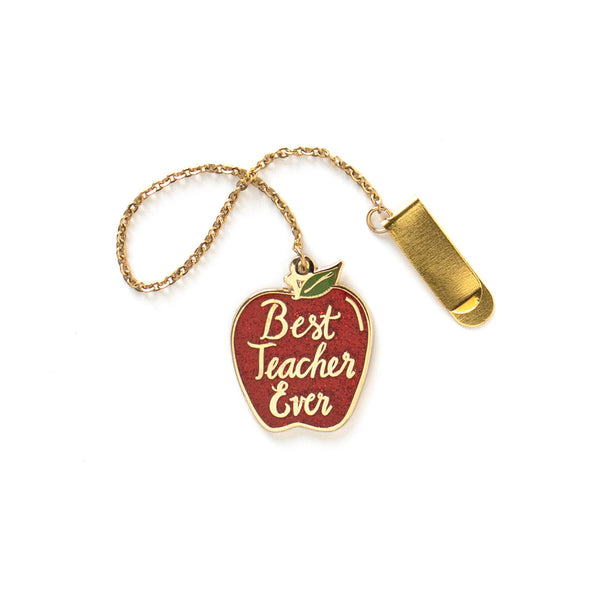 gifts for readers, gifts for teachers, best teacher ever apple bookmark