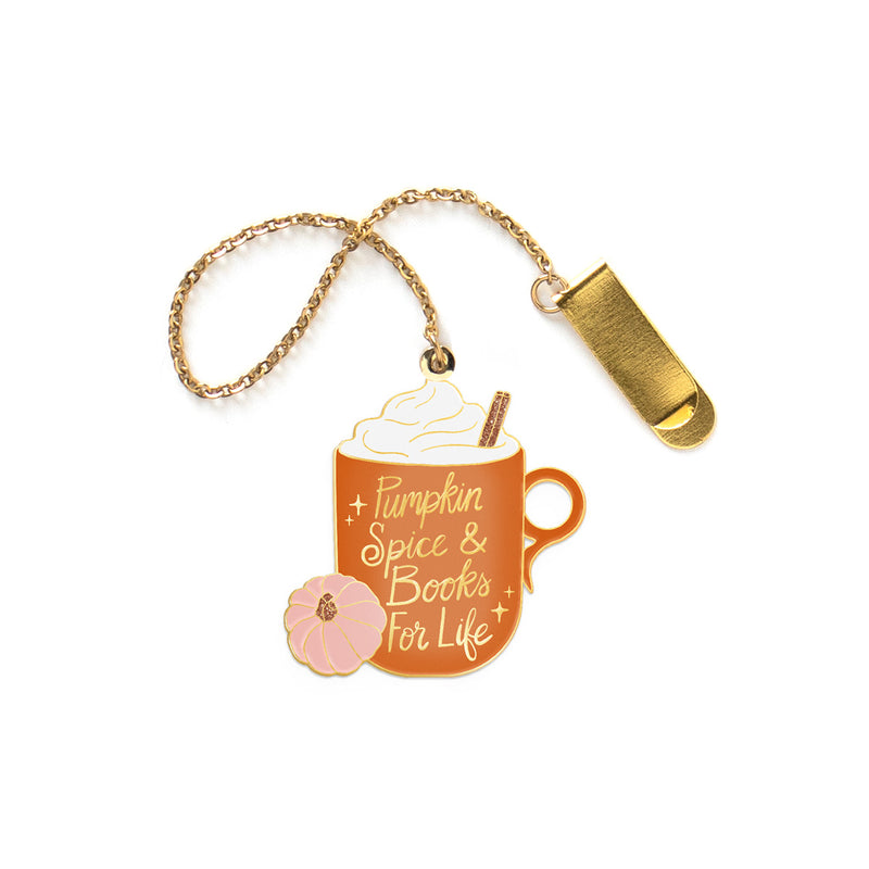 Pumpkin Spice Bookmark Charm-zoom-