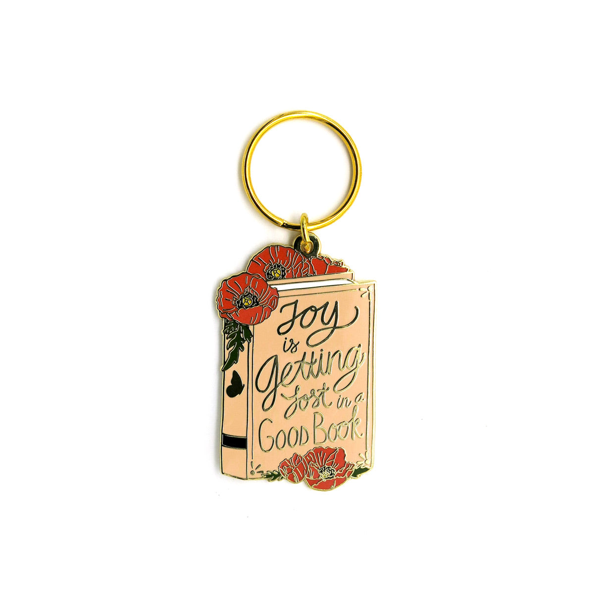 Lost in a Good Book Keychain-1