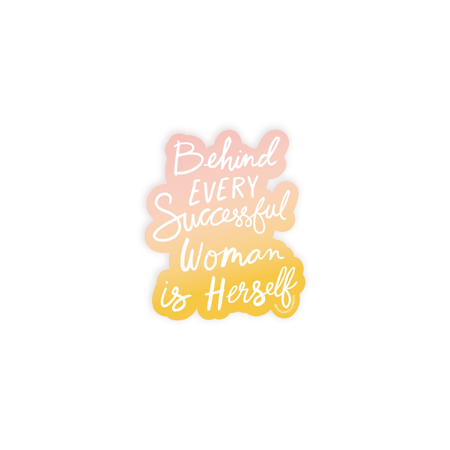 Successful Woman Sticker